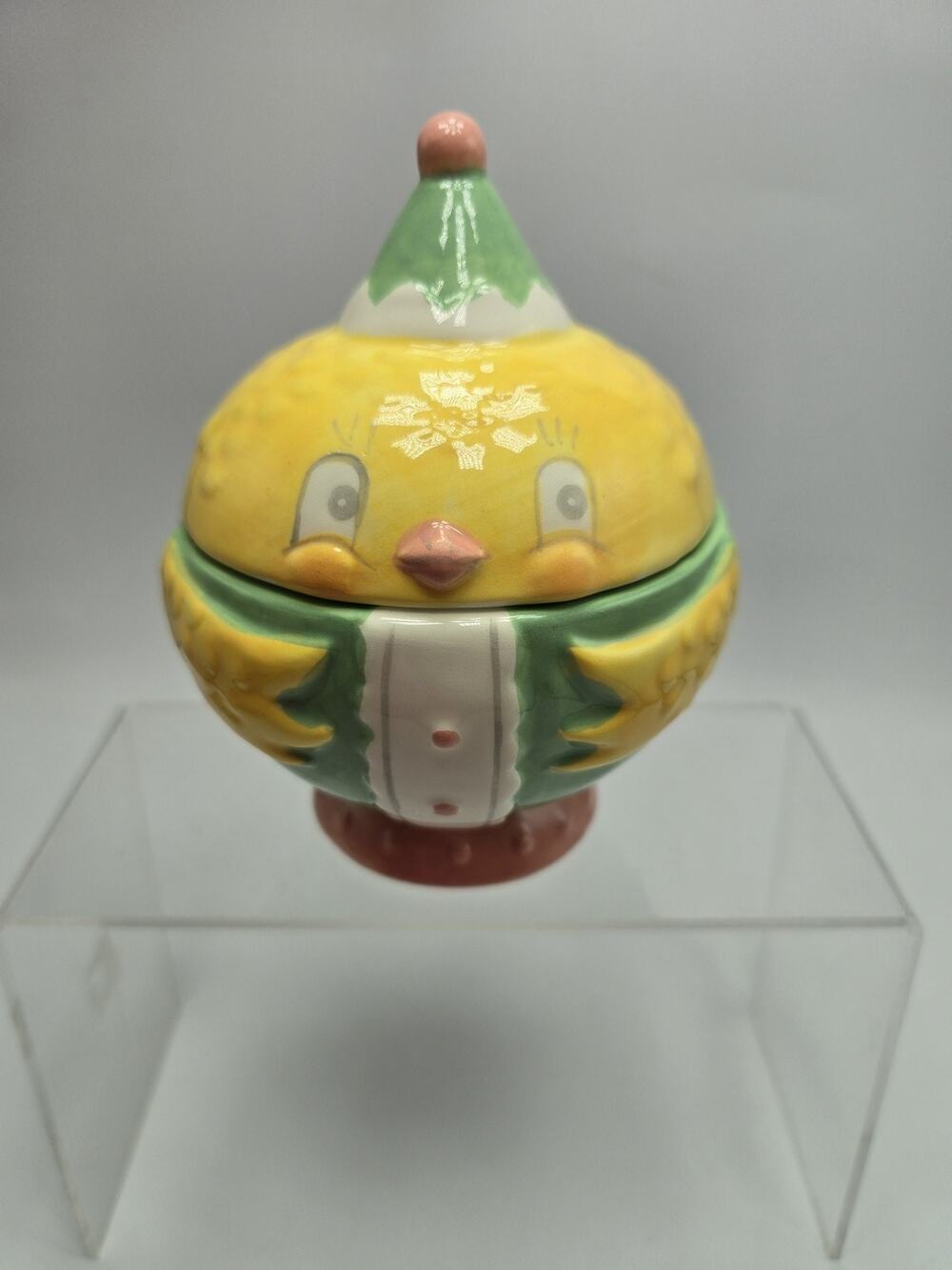 JOHANNA PARKER DESIGN Spring Easter Chick Ceramic Sugar Bowl
